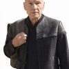 Shop Jean Luc Picard Star Trek Picard Black Jacket