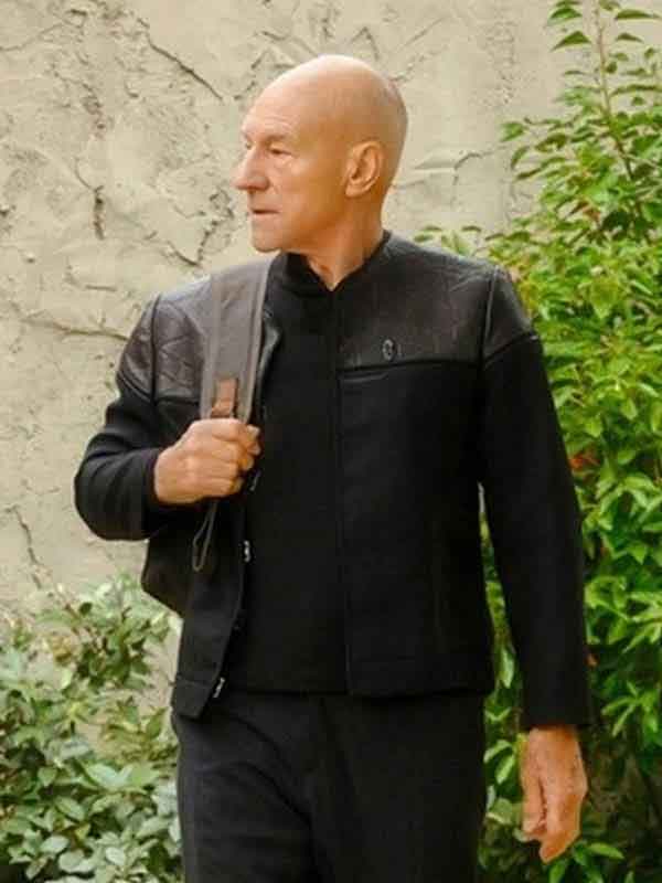 Buy Jean-Luc Picard Star Trek Picard S01 Black Jacket