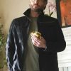 Shop Jensen Ackles Tracker Russell Shaw Black Cotton Jacket