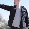 Shop Jesse Plemons Breaking Bad Black Cotton Jacket