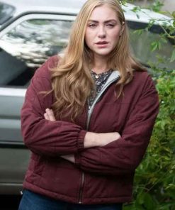 Shop Sierra Tracker Jessica Sipos Maroon Quilted Jacket