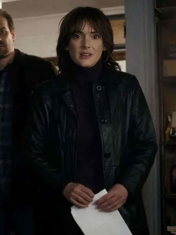 Buy Joyce Byers Stranger Things Winona Ryder Leather Coat