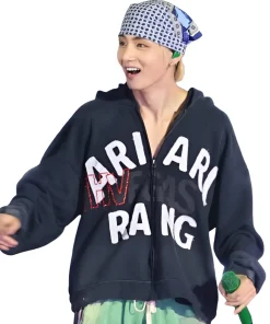 Shop Kim Tae-hyung BTS World Tour Zip Up Hoodie