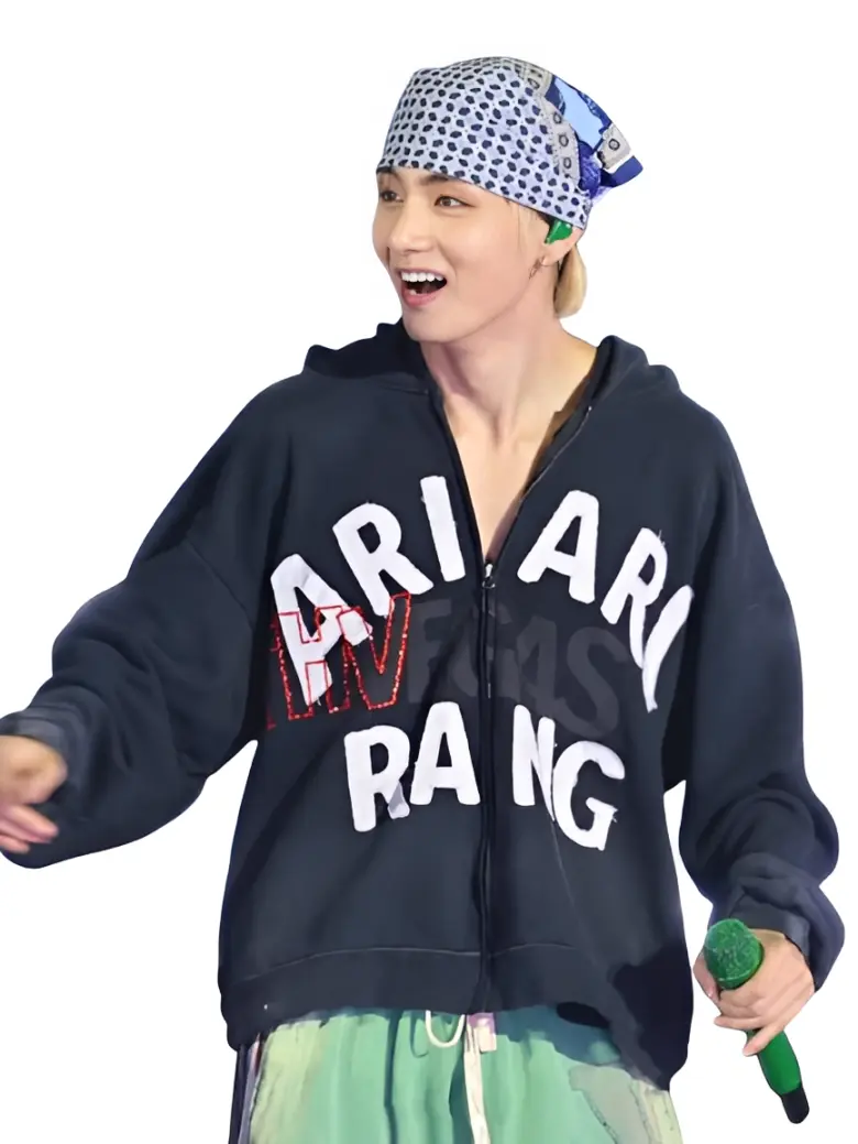 Shop Kim Tae-hyung BTS World Tour Zip Up Hoodie