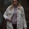 Buy Anja Savcic Tracker 2024 Kira Stine White Sherpa Jacket