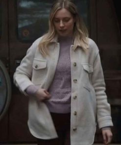 Buy Anja Savcic Tracker 2024 Kira Stine White Sherpa Jacket