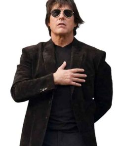 Buy FIFA World Cup Los Angeles Tom Cruise Brown Suede Blazer