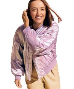 Shop Porsche Tennis Grand Prix Lga Swiatek Purple Satin Jacket