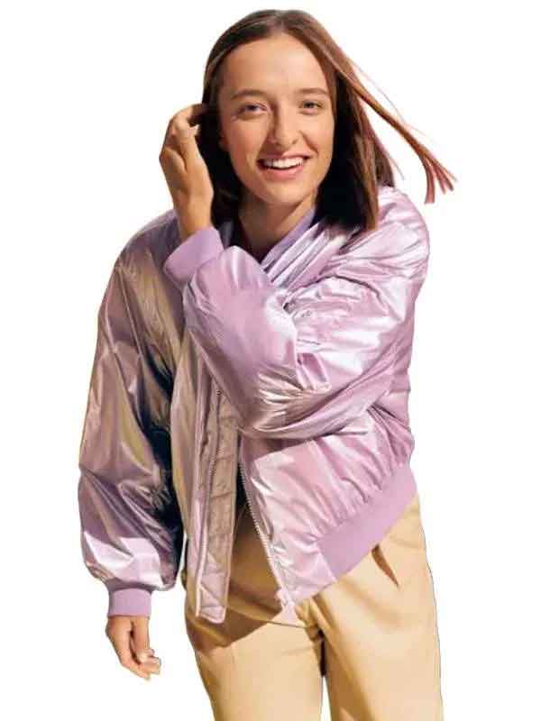 Shop Porsche Tennis Grand Prix Lga Swiatek Purple Satin Jacket