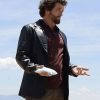 Shop Declan Breaking Bad Black Leather Blazer