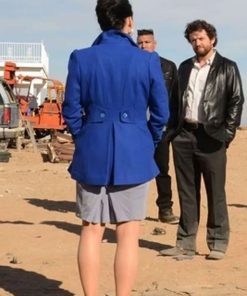 Shop Lydia Rodarte-Quayle Breaking Bad Blue Coat