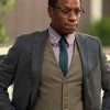 Shop Malcolm Goodwin Reacher Grey Blazer