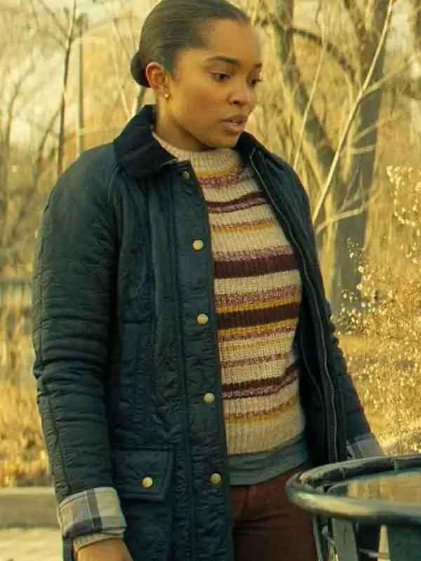 Buy Dominique Kohl Reacher Mariah Robinson Blue Quilted Jacket