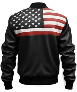 Buy Men's USA Flag Bomber Jacket at Sale