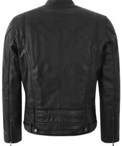 Buy Men’s Biker Retro Leather Motorcycle Jacket