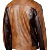 Shop Men Genuine Leather Brown Motorcycle Jacket