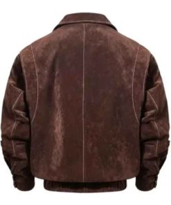 Buy Mens Vintage Suede Bomber Jacket