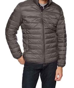 Shop Men’s Lightweight Grey Puffer Jacket