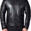 Buy Men’s Casual Slim Fit Real Leather Jacket