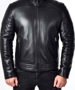 Buy Men’s Casual Slim Fit Real Leather Jacket