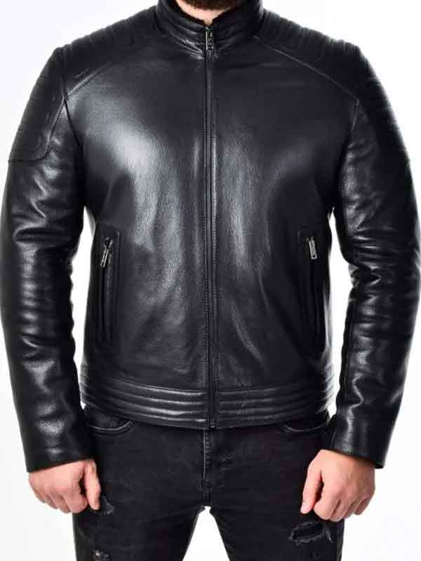 Buy Men’s Casual Slim Fit Real Leather Jacket