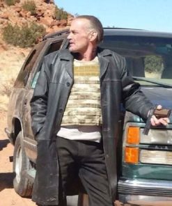 Shop Michael Bowen Breaking Bad Uncle Jack Leather Coat