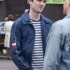 Shop Mitchell Robertson Half Man Blue Jacket