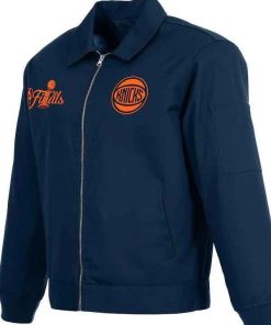 Buy New York Knicks NBA Finals Champions Blue Workwear Jacket