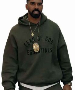 Shop Nemesis Isaiah Stiles Olive Green Hoodie