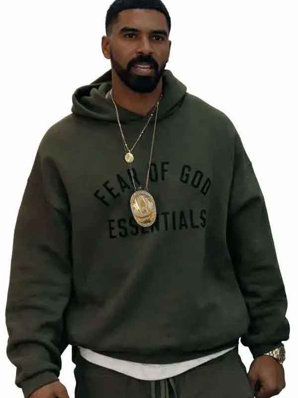 Shop Nemesis Isaiah Stiles Olive Green Hoodie