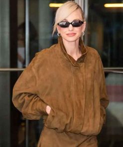 Buy NYC 2026 Anna Faris Brown Jacket