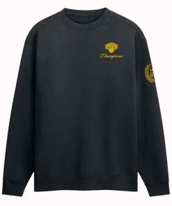 Shop New York Knicks Champions Black Sweatshirt
