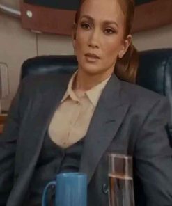 Buy Office Romance Jennifer Lopez Grey Blazer