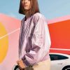Buy Lga Swiatek Purple Bomber Jacket