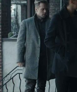 Shop David O’Donnell Reacher Grey Coat
