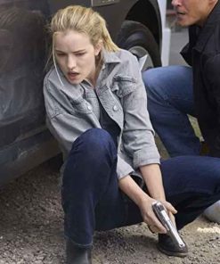 Shop Reacher S01 Willa Fitzgerald Jacket