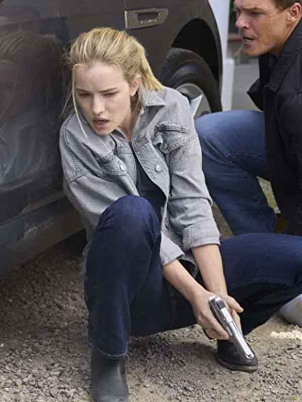 Shop Reacher S01 Willa Fitzgerald Jacket