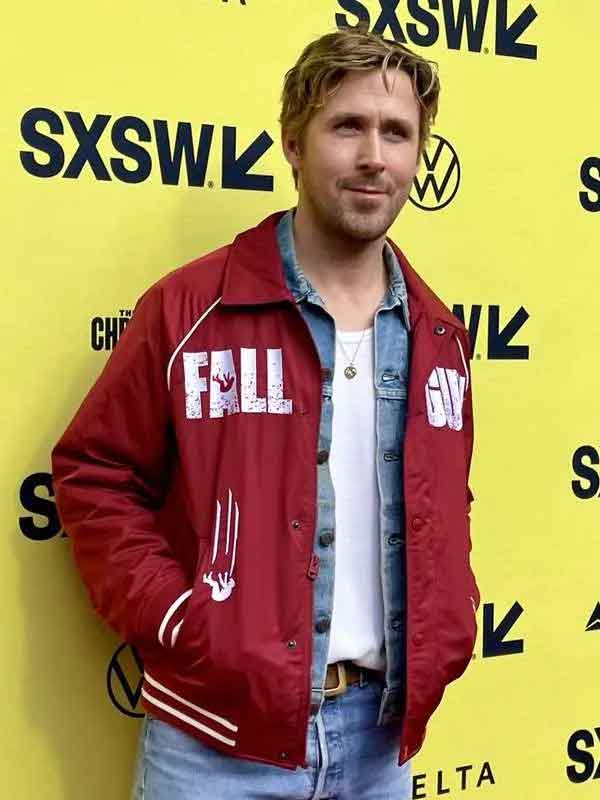 Shop Ryan Gosling Fall Guy SXSW 2024 Red Jacket