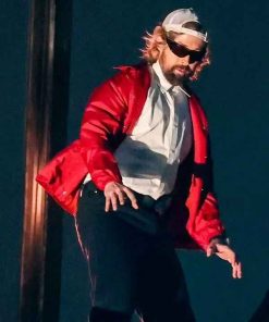 Shop Ryan Gosling The Fall Guy 2024 Red Jacket