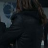 Buy Serinda Swan Reacher S02 Karla Dixon Shearling Black Jacket
