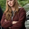 Buy Sierra TV Series Tracker 2025 Jessica Sipos Maroon Jacket