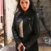 Shop Billie Matalon Tracker S02 Leather Jacket