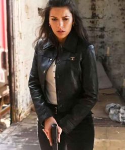 Shop Billie Matalon Tracker S02 Leather Jacket