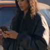 Shop Stephanie Sigman Nemesis S01 Black Leather Jacket