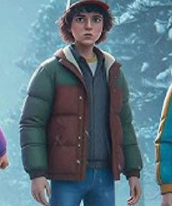 Shop Stranger Things Tales from 85 Dustin Henderson Puffer Jacket