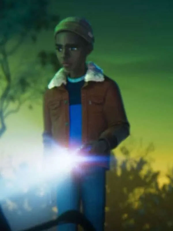 Buy Lucas Sinclair Stranger Things Tales from 85 Fur Jacket