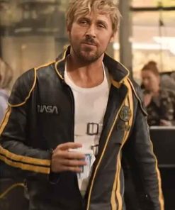 Buy Ryan Gosling The Fall Guy Colt Seavers Black Leather Jacket