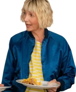 Shop The-Four-Seasons-S02-Kerri-Kenney-Blue-Bomber-Jacket