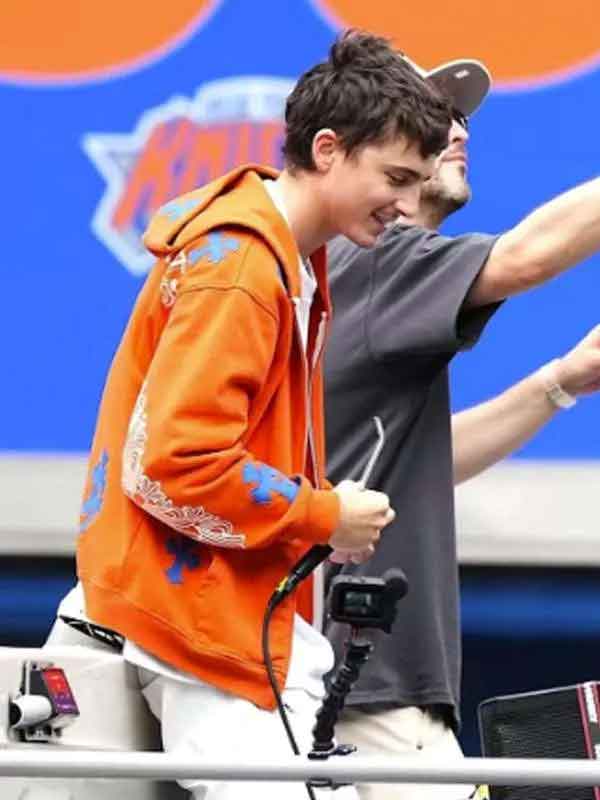 Shop Timothee Chalamet New York Knicks 2026 Hoodie