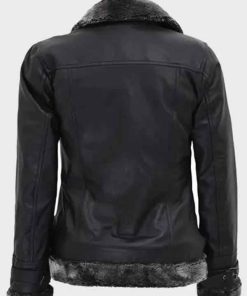 Shop Timothy Designer Soft Shearling Leather Jacket